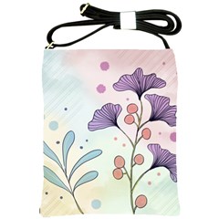 Flower Paint Flora Nature Plant Shoulder Sling Bag