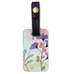 Flower Paint Flora Nature Plant Luggage Tag (one Side)