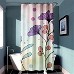 Flower Paint Flora Nature Plant Shower Curtain 36  x 72  (Stall)  Curtain(36 X72 )