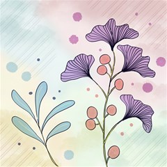 Flower Paint Flora Nature Plant Play Mat (rectangle)