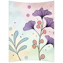 Flower Paint Flora Nature Plant Back Support Cushion