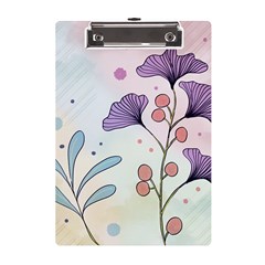 Flower Paint Flora Nature Plant A5 Acrylic Clipboard