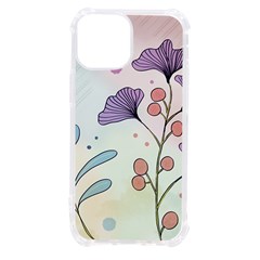 Flower Paint Flora Nature Plant Iphone 13 Mini Tpu Uv Print Case by Maspions