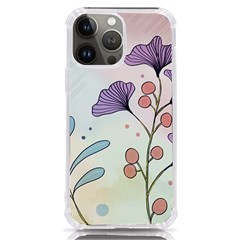 Flower Paint Flora Nature Plant Iphone 13 Pro Max Tpu Uv Print Case by Maspions