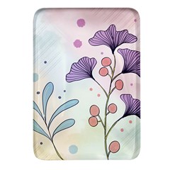 Flower Paint Flora Nature Plant Rectangular Glass Fridge Magnet (4 Pack) by Maspions