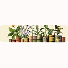 Books Flowers Book Flower Flora Floral Large Bar Mat