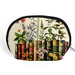 Books Flowers Book Flower Flora Floral Accessory Pouch (medium)