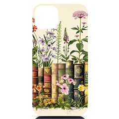 Books Flowers Book Flower Flora Floral Iphone 14 Plus Black Uv Print Case