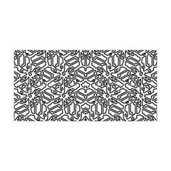 Monochrome Maze Design Print Yoga Headband by dflcprintsclothing