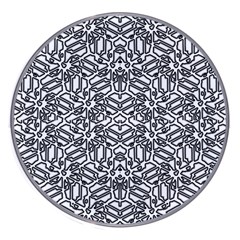 Monochrome Maze Design Print Wireless Fast Charger(white) by dflcprintsclothing