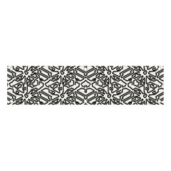 Monochrome Maze Design Print Banner And Sign 4  X 1  by dflcprintsclothing