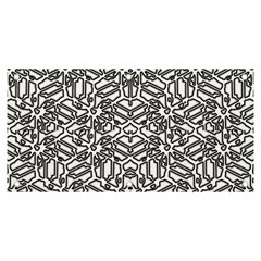 Monochrome Maze Design Print Banner And Sign 6  X 3  by dflcprintsclothing