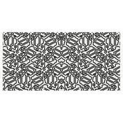 Monochrome Maze Design Print Banner And Sign 8  X 4  by dflcprintsclothing