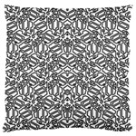 Monochrome Maze Design Print 16  Baby Flannel Cushion Case (Two Sides) Front