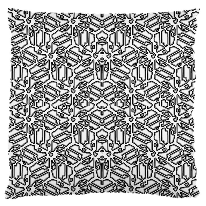 Monochrome Maze Design Print 16  Baby Flannel Cushion Case (Two Sides)