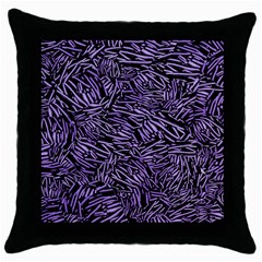 Enigmatic Plum Mosaic Throw Pillow Case (black) by dflcprintsclothing