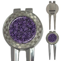 Enigmatic Plum Mosaic 3-in-1 Golf Divots by dflcprintsclothing