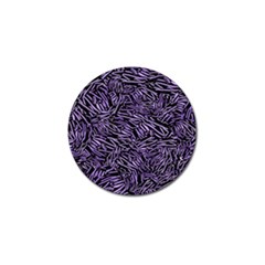 Enigmatic Plum Mosaic Golf Ball Marker by dflcprintsclothing