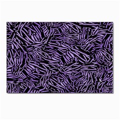 Enigmatic Plum Mosaic Postcard 4 x 6  (pkg Of 10) by dflcprintsclothing