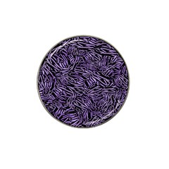 Enigmatic Plum Mosaic Hat Clip Ball Marker by dflcprintsclothing