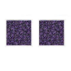 Enigmatic Plum Mosaic Cufflinks (square)