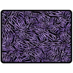 Enigmatic Plum Mosaic Fleece Blanket (large) by dflcprintsclothing