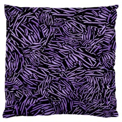 Enigmatic Plum Mosaic Large Cushion Case (one Side) by dflcprintsclothing