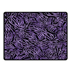 Enigmatic Plum Mosaic Two Sides Fleece Blanket (small)