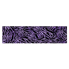 Enigmatic Plum Mosaic Oblong Satin Scarf (16  X 60 ) by dflcprintsclothing