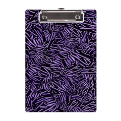 Enigmatic Plum Mosaic A5 Acrylic Clipboard by dflcprintsclothing