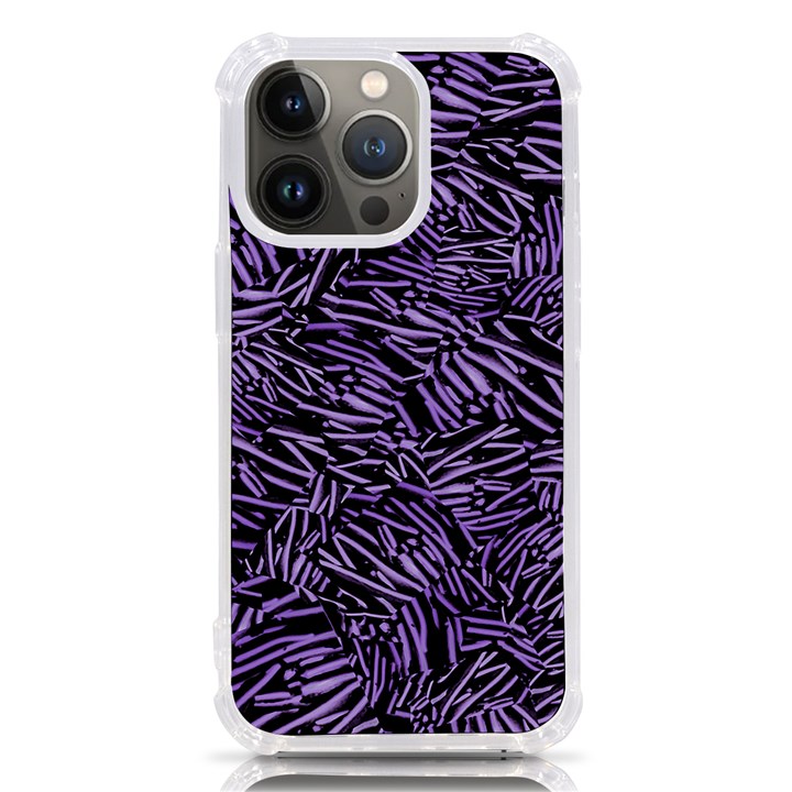 Enigmatic Plum Mosaic iPhone 13 Pro TPU UV Print Case