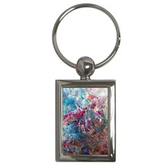 Straight Blend Module I Liquify 19-3 Color Edit Key Chain (rectangle) by kaleidomarblingart