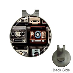 Retro Cameras Old Vintage Antique Technology Wallpaper Retrospective Hat Clips With Golf Markers by Grandong