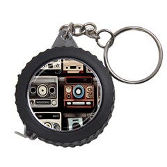 Retro Cameras Old Vintage Antique Technology Wallpaper Retrospective Measuring Tape by Grandong