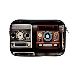 Retro Cameras Old Vintage Antique Technology Wallpaper Retrospective Apple Macbook Pro 13  Zipper Case by Grandong