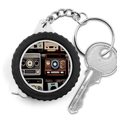 Retro Cameras Old Vintage Antique Technology Wallpaper Retrospective Measuring Tape by Grandong