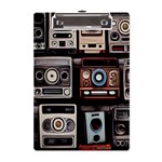 Retro Cameras Old Vintage Antique Technology Wallpaper Retrospective A5 Acrylic Clipboard Front