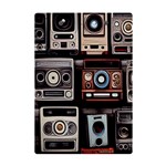 Retro Cameras Old Vintage Antique Technology Wallpaper Retrospective A5 Acrylic Clipboard Back