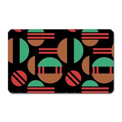 Abstract Geometric Pattern Magnet (rectangular)