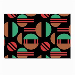 Abstract Geometric Pattern Postcard 4 x 6  (pkg Of 10)