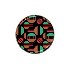 Abstract Geometric Pattern Hat Clip Ball Marker (10 Pack)