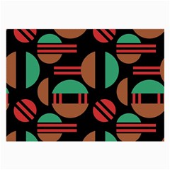 Abstract Geometric Pattern Large Glasses Cloth (2 Sides)