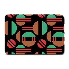 Abstract Geometric Pattern Plate Mats