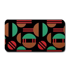 Abstract Geometric Pattern Medium Bar Mat