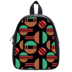 Abstract Geometric Pattern School Bag (small)