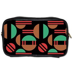 Abstract Geometric Pattern Toiletries Bag (one Side)