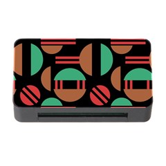 Abstract Geometric Pattern Memory Card Reader With Cf