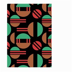 Abstract Geometric Pattern Large Garden Flag (two Sides)