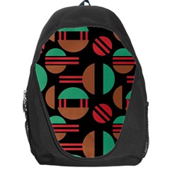 Abstract Geometric Pattern Backpack Bag