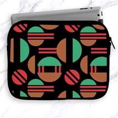 Abstract Geometric Pattern Apple Ipad 2/3/4 Zipper Cases by Maspions